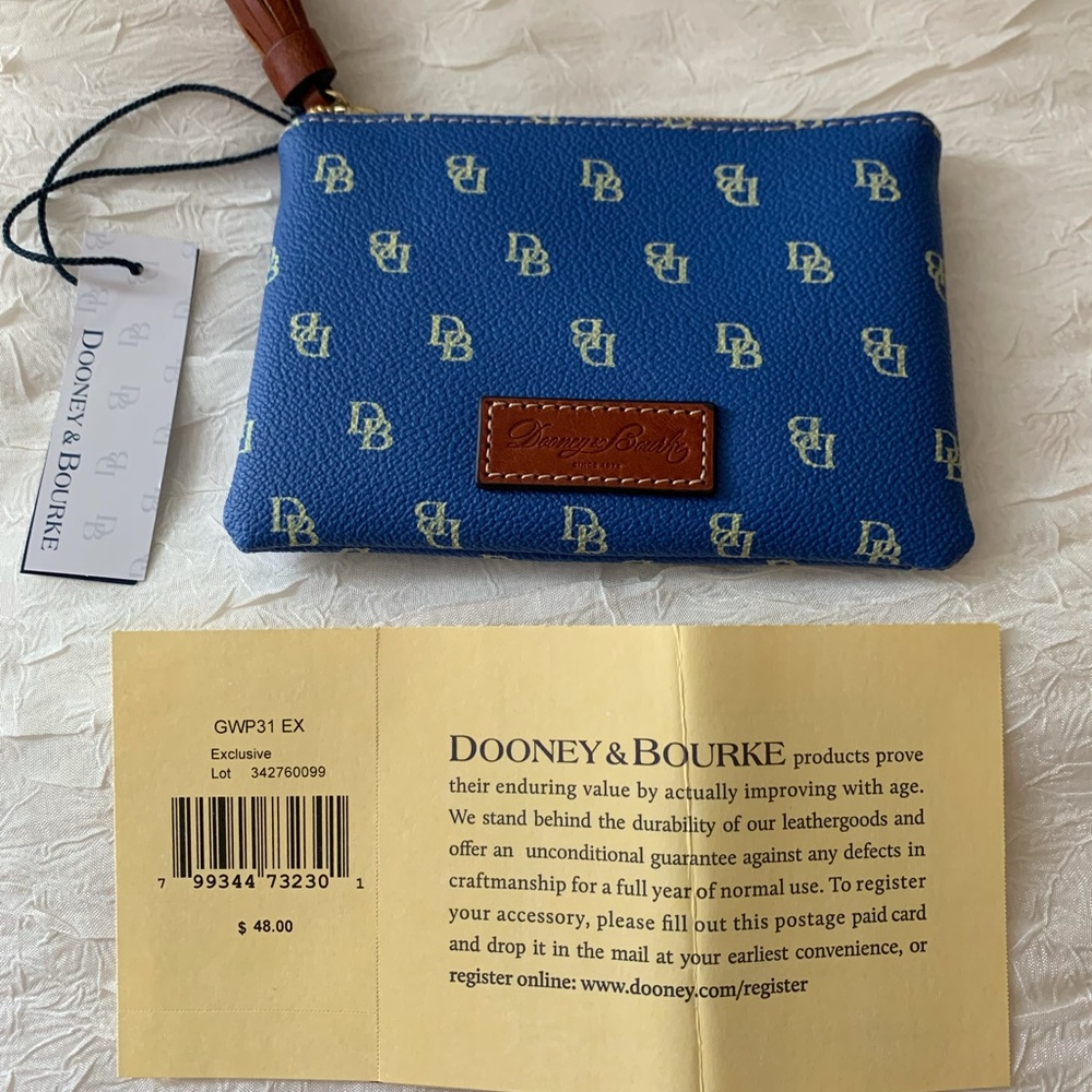 Dooney & Bourke Coated Canvas Pouch